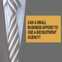 Can an SME afford to use a recruitment agency