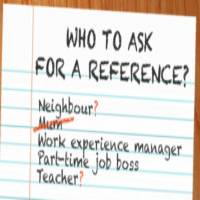 Who to ask for a job reference